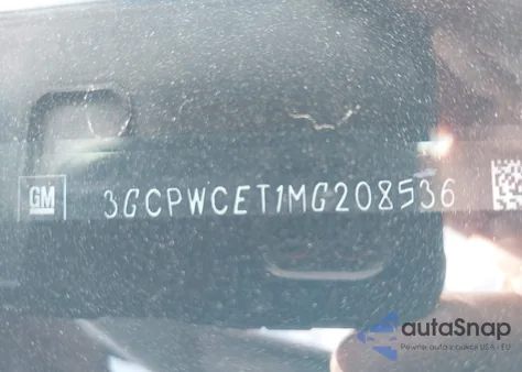 2021 Chevrolet Silverado 1500 4Wd Short Bed Lt z USA, uszkodzony, nr VIN 3GCUYDET2MG317025